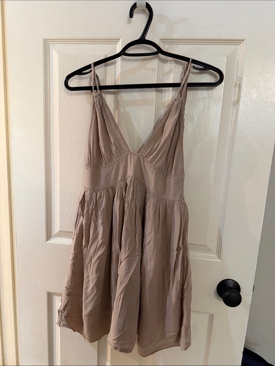 Garage Dresses & Skirts - Garage Beige/Taupe mini dress